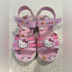 Hello Kitty Pink Light Up Toddler Sandals Size 8